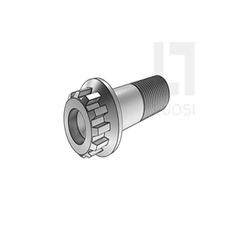 Flange ilə 12 diş spline boltlar