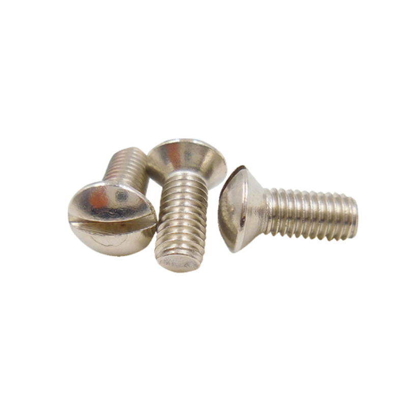 80 ° Slotted Countersunk baş vintləri qaldırdı