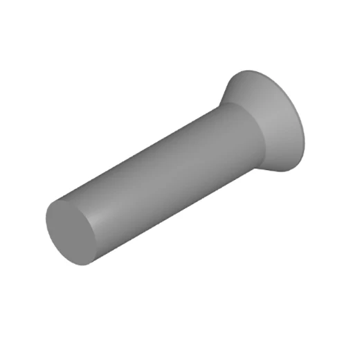 Countersunk başçıları qara rəngli