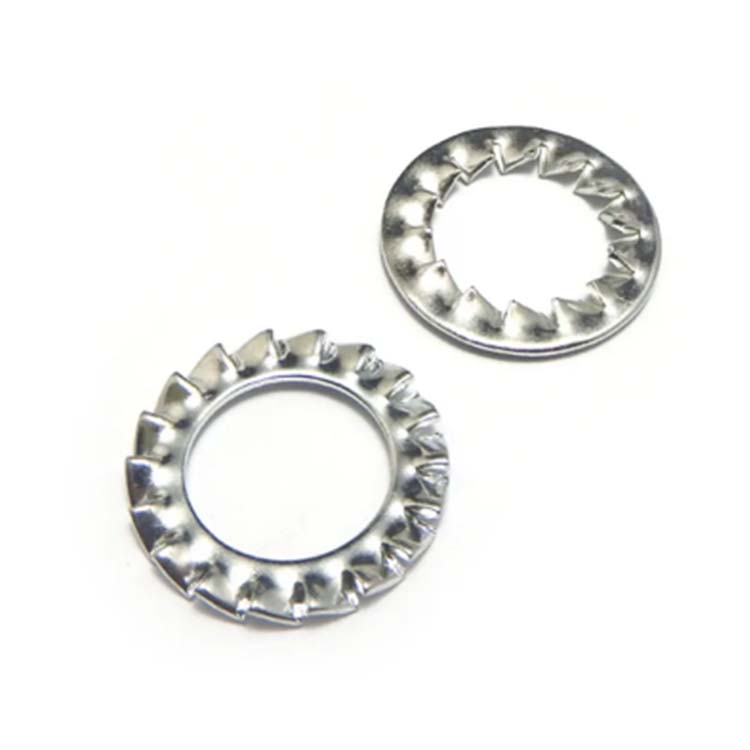 Xarici dişlər Serrated kilid yuyucuları