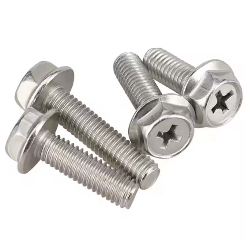 6.8-ci sinif xaç altıbucaqlı flanş boltu