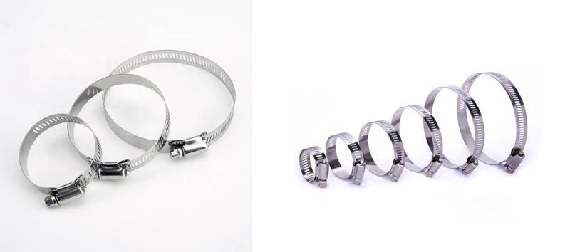 American Type Worm Hose Clamps
