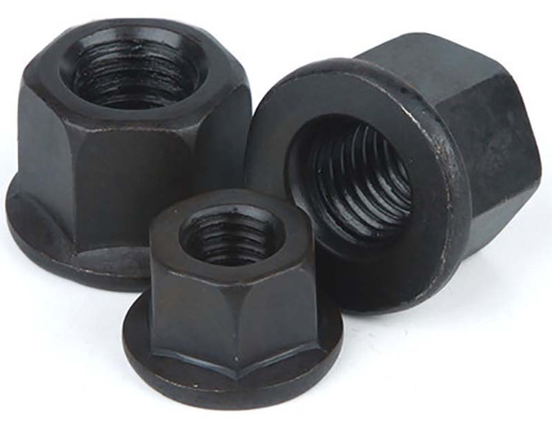 Hexagon nut with collar Hexagon nut with collar