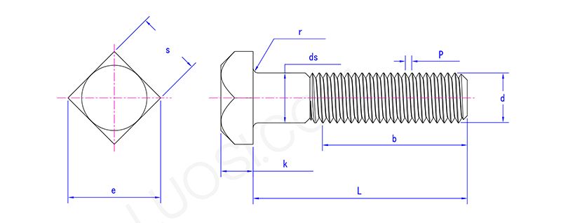 Proven Square Head Bolt