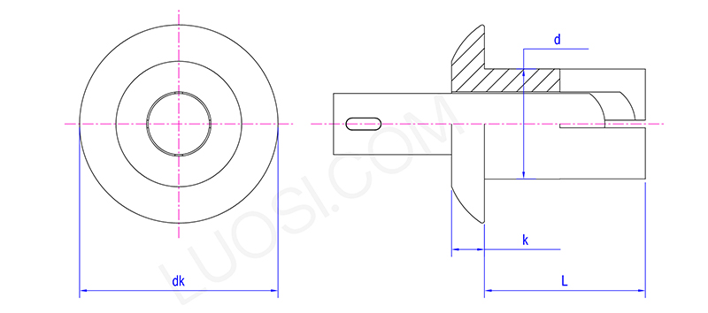 Consistent Core Penetrating Rivet