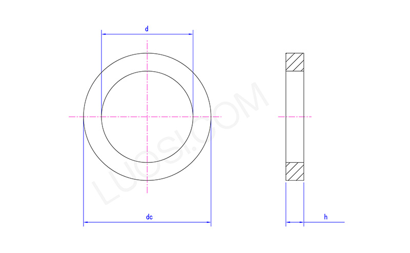 Steel Bonded Neoprene Sealing Washer