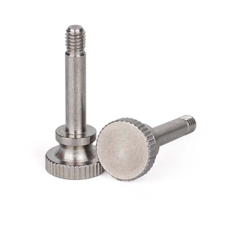 Knurling baş əyilmiş baş barmaq vintləri