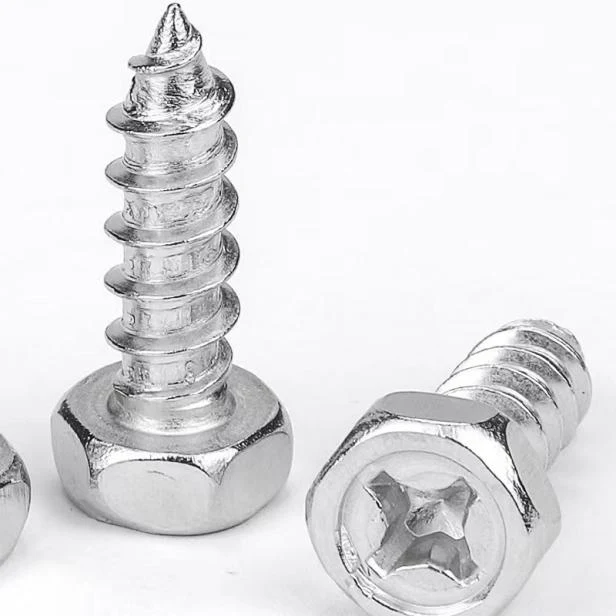 Phillips Slotted Combo Concave hex yaxası vintləri
