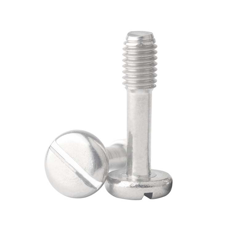 Slotted Pan baş vidalı belli şank ilə