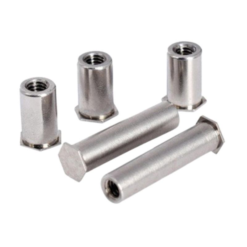 BMT Kor Çuxur Düz Baş Hexagon Riveted Fındı
