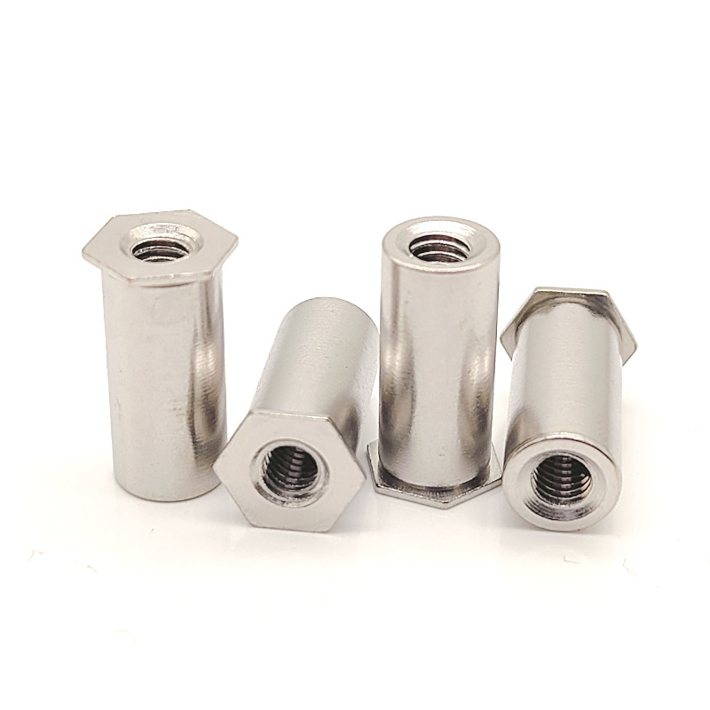 Sink Mavi Delikli Altıbucaqlı Perçin Qoz